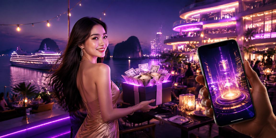 Trải nghiệm casino neon sống động trên thiết bị di động tại Hạ Long